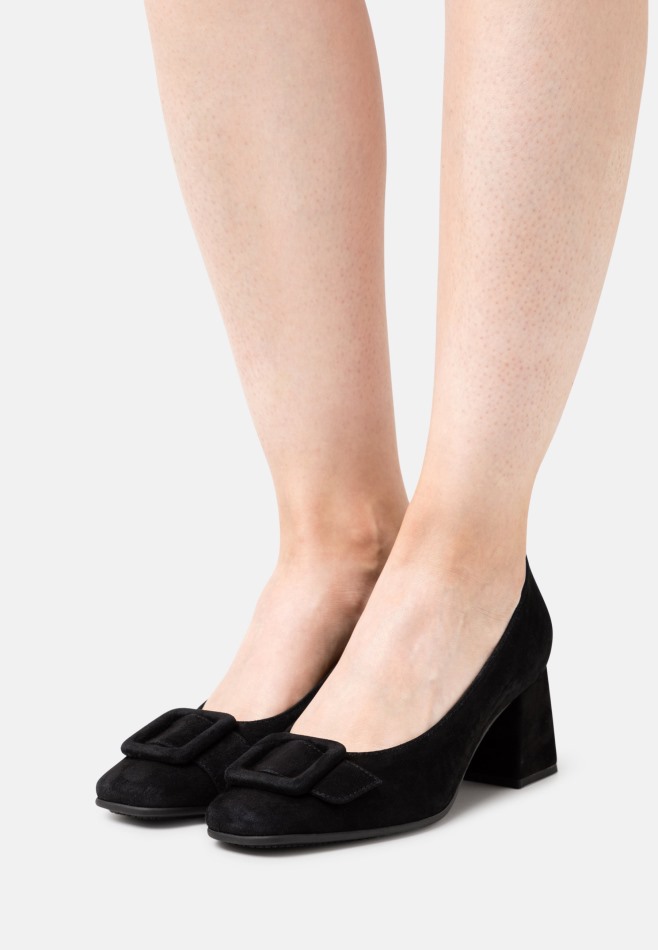 Talons Classiques Gabor | Chaussures Noires Exclusives